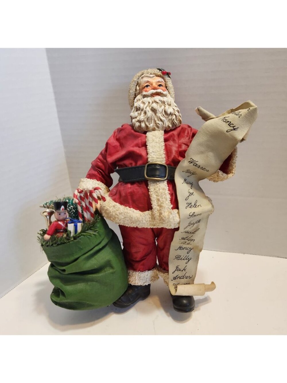 Clothtique Possible Dreams 1940 Traditional Santa Claus Retired Dept 56 1991